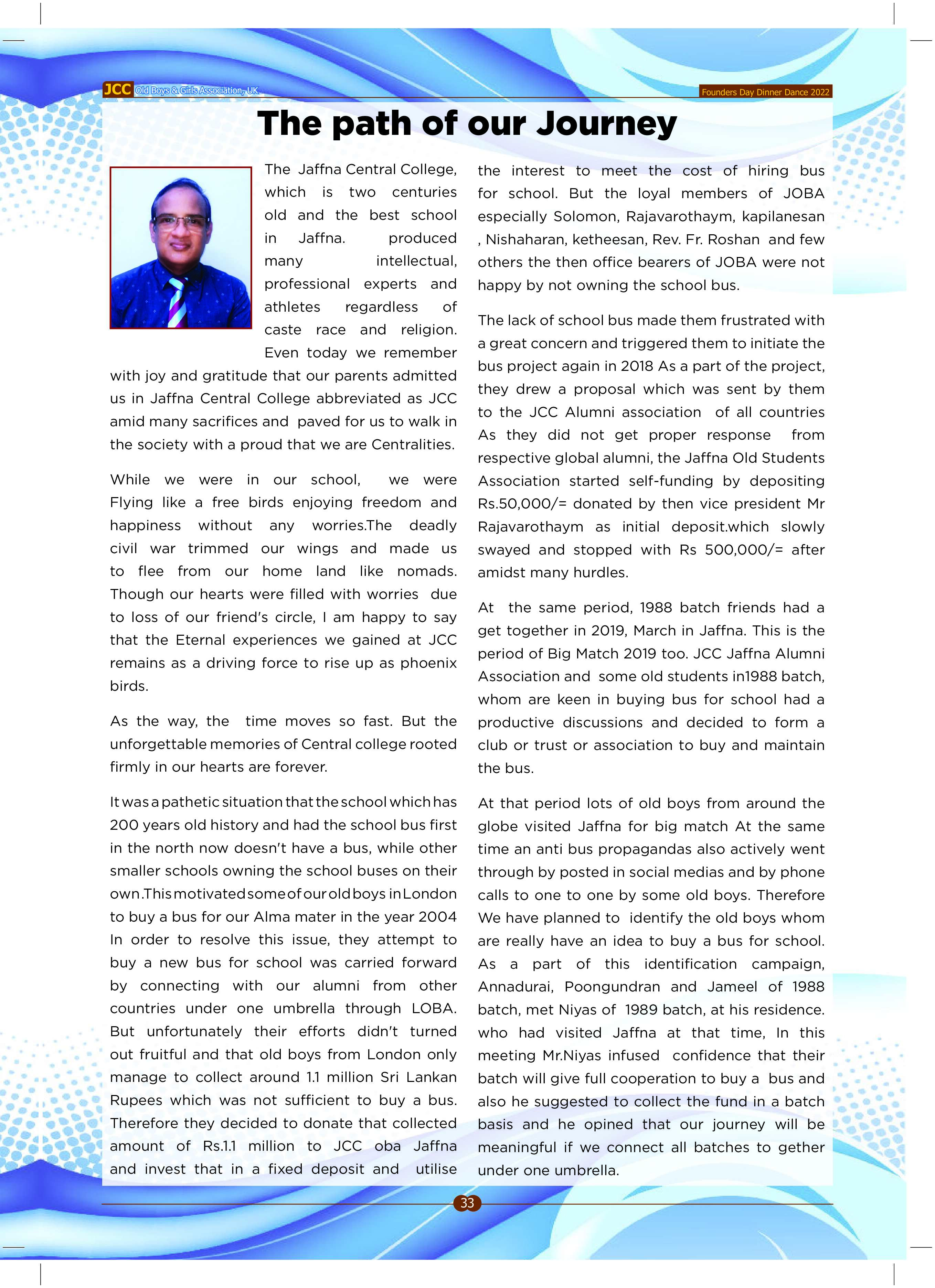 JCC OBA UK Newsletter - 2022 Page 32